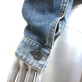 Dolce & Gabbana Anchor-Embroidered Jean Jacket Blue Denim Size 46