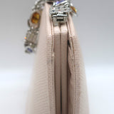 Judith Leiber Jewel-Strap Mini Bag Light Pink Lizard Skin