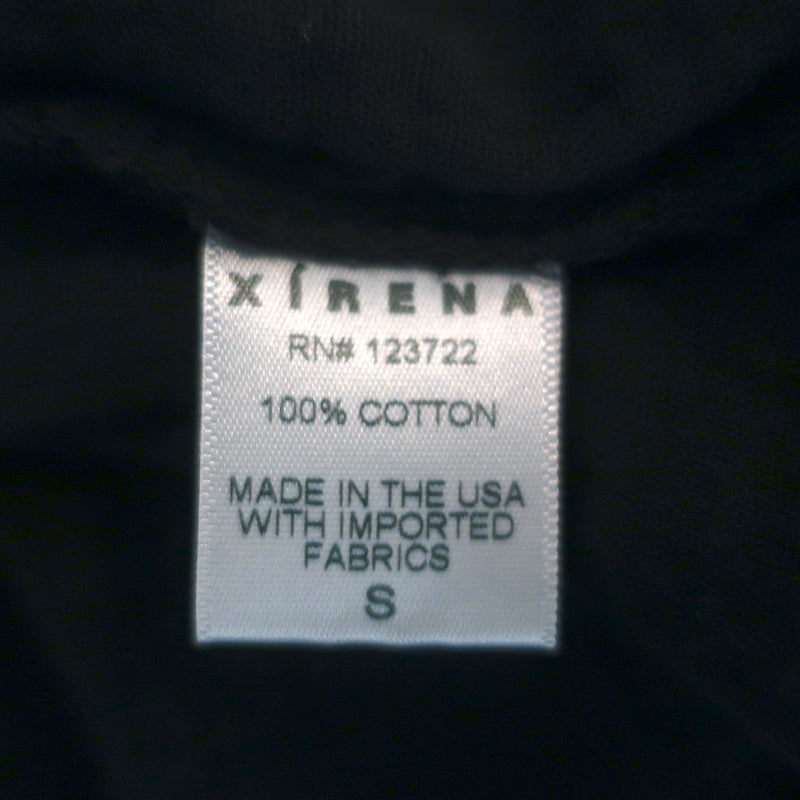 XIRENA Halter Midi Dress Reagen Black Cotton Gauze Size Small NEW