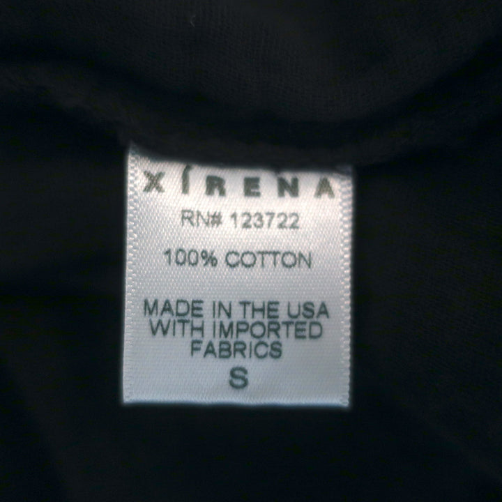 XIRENA Halter Midi Dress Reagen Black Cotton Gauze Size Small NEW