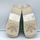Gucci x Adidas GG Terry Cloth Platform Slide Sandals Green Size 37