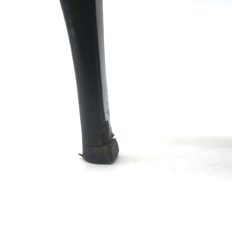 Saint Laurent Tribute 105 Platform T-Strap Sandals Black Patent Leather Size 37