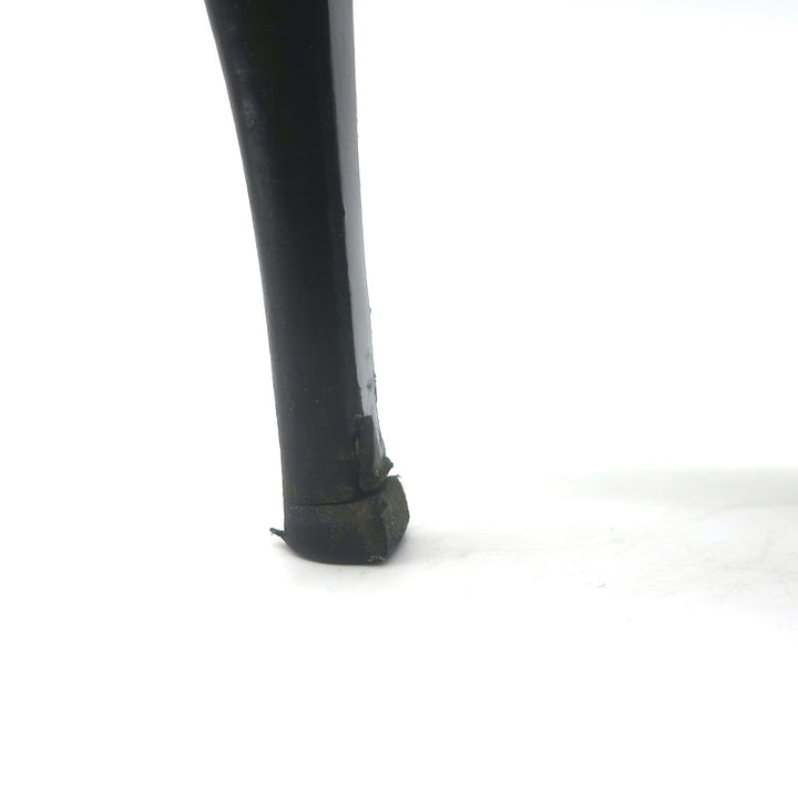 Saint Laurent Tribute 105 Platform T-Strap Sandals Black Patent Leather Size 37