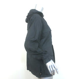 Louis Vuitton Hooded Windbreaker Jacket Black Cotton-Blend Size 36