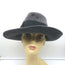 Eric Javits Zora Fedora Hat Gray Wool Felt with Black Ribbon One Size