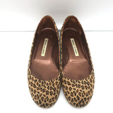 Manolo Blahnik Tere Leopard Print Ballet Flats Brown Size 38