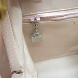 Judith Leiber Jewel-Strap Mini Bag Light Pink Lizard Skin