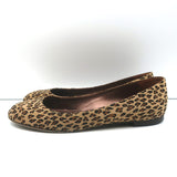 Manolo Blahnik Tere Leopard Print Ballet Flats Brown Size 38