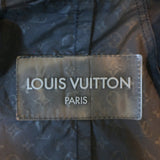 Louis Vuitton Hooded Windbreaker Jacket Black Cotton-Blend Size 36