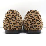 Manolo Blahnik Tere Leopard Print Ballet Flats Brown Size 38