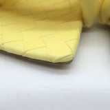 Bottega Veneta Lido Mules Pastel Yellow Intrecciato Leather Size 40