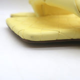 Bottega Veneta Lido Mules Pastel Yellow Intrecciato Leather Size 40