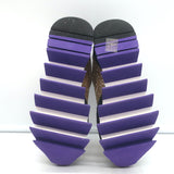 Dolce & Gabbana Capri Gold Glitter Running Sneakers Black Suede Size 37 NEW