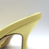 Bottega Veneta Lido Mules Pastel Yellow Intrecciato Leather Size 40