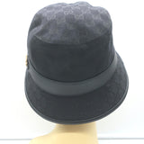 Gucci Original GG Canvas Bucket Hat Black Size Small Unisex