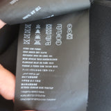 Prada Contrast-Neck Shift Dress Black Virgin Wool Crepe Size 38