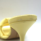Bottega Veneta Lido Mules Pastel Yellow Intrecciato Leather Size 40