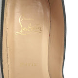 Christian Louboutin Pigalle 100 Pointed Toe Pumps Black Patent Leather Size 37