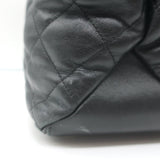 Chanel 2013 Soft Elegance Tote Black Quilted Leather Medium Shoulder Bag