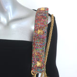 Valentino Roman Stud Rainbow Knit Chain Strap Shoulder Bag NEW