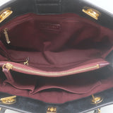 Chanel 2013 Soft Elegance Tote Black Quilted Leather Medium Shoulder Bag