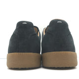 Maison Margiela Replica Paint Splatter Low Top Sneakers Black Suede Size 40 NEW