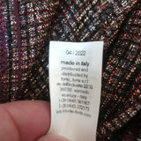 Forte Forte Pleated Maxi Skirt Gold Metallic Size 1