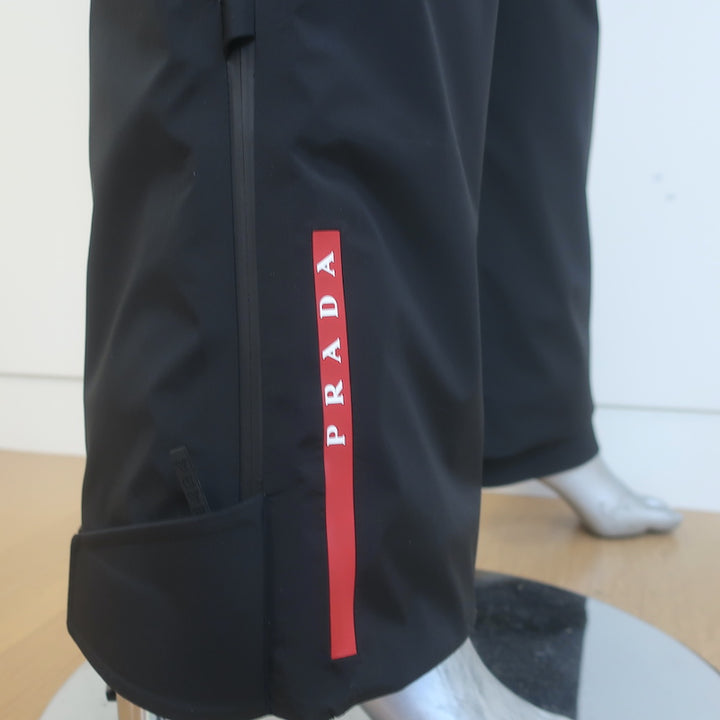 Prada Re-Nylon Extreme-Tex Stretch Ski Suit Black Size Medium NEW