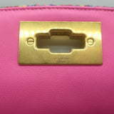 Valentino Roman Stud Rainbow Knit Chain Strap Shoulder Bag NEW