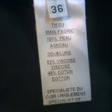 Balmain Multi-Pocket Leather Moto Jacket Black Quilted Leather Size 36