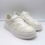 Gucci GG Embossed Low Top Sneakers White Leather Size 38.5