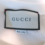 Gucci Cities Short Sleeve Sweatshirt Top White Cotton Size Extra Small