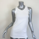 Saint Laurent Tank Top White Cotton Size Medium