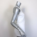 Saint Laurent Tank Top White Cotton Size Medium