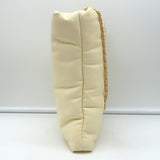 Nanushka Noelani Padded Tote Ivory Vegan Leather Small Shoulder Bag