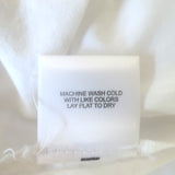 A Shirt Thing Scarlet Tiered Shirt Dress White Cotton Size Small