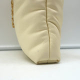 Nanushka Noelani Padded Tote Ivory Vegan Leather Small Shoulder Bag