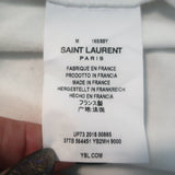Saint Laurent Tank Top White Cotton Size Medium