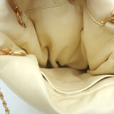 Nanushka Noelani Padded Tote Ivory Vegan Leather Small Shoulder Bag