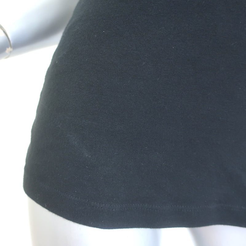 Saint Laurent Tank Top Black Cotton Size Medium