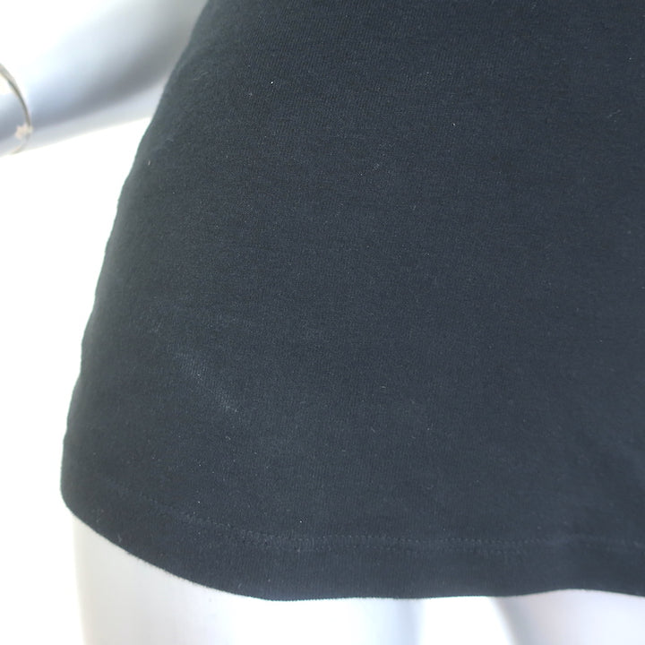 Saint Laurent Tank Top Black Cotton Size Medium