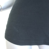 Saint Laurent Tank Top Black Cotton Size Medium