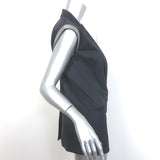 Brunello Cucinelli Monili-Trimmed Vest Black Stretch Wool Sateen Size 40