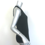 Saint Laurent Tank Top Black Cotton Size Medium