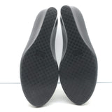 Gucci Marola Interlocking GG Peep Toe Jelly Wedge Pumps Black Size 38 NEW