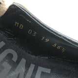 Christian Dior J'Adior Slingback Pumps Black & Cream Houndstooth Wool Size 36.5