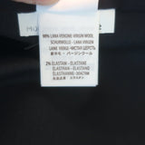 Brunello Cucinelli Monili-Trimmed Vest Black Stretch Wool Sateen Size 40