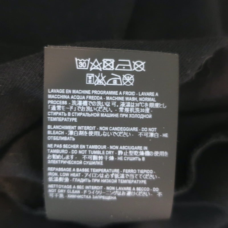 Saint Laurent Tank Top Black Cotton Size Medium