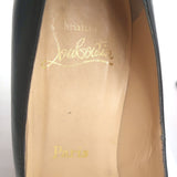 Christian Louboutin Simple Pumps Black Leather Size 37