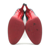 Christian Louboutin Simple Pumps Black Leather Size 37